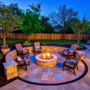 outdoor kitchen and fire pit jacksonville texas